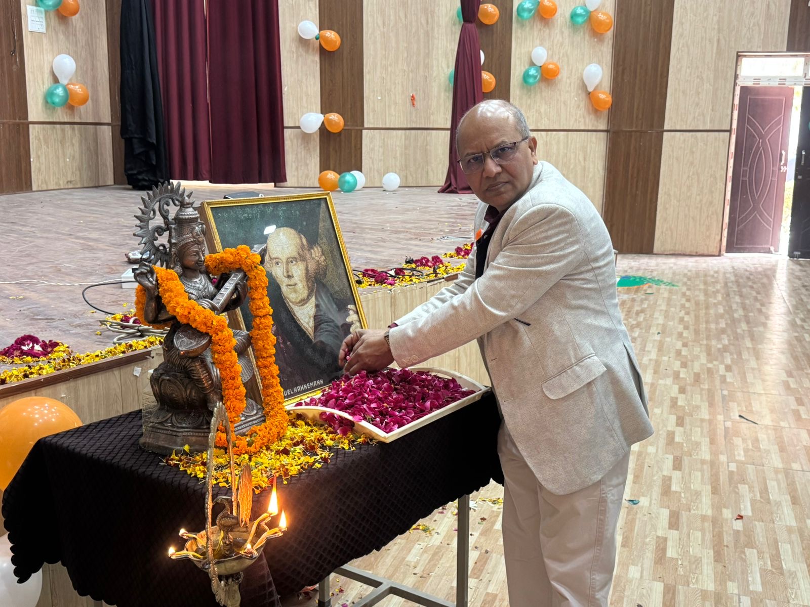 <p>गणतंत्र दिवस के अवसर पर कॉलेज में विभिन्न कार्यक्रम का आयोजन किया हुआ&nbsp;</p>