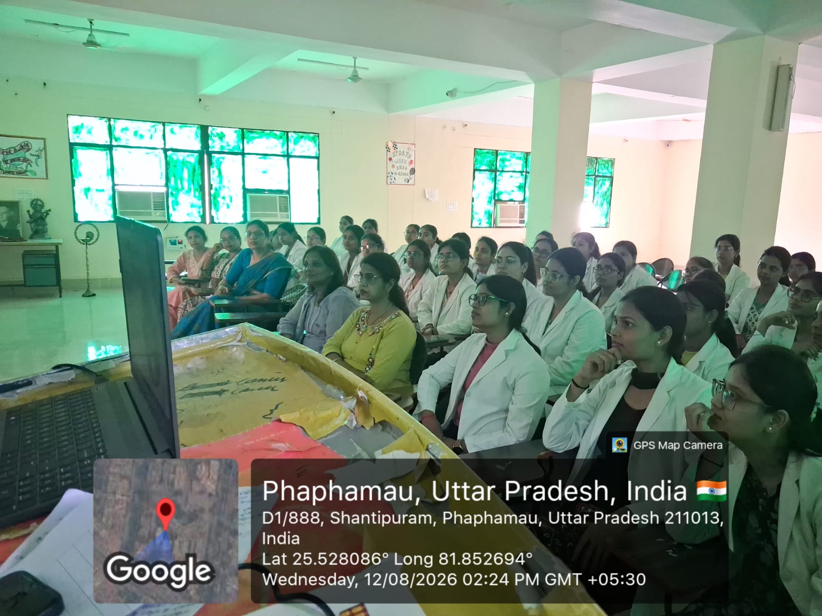 <p>Under Aanandi Ma ke Jeevan Bachao,Cancer Mukt Bharat &nbsp;Abhiyan guidelines-&nbsp;on 12/08/26, a conversation (samnvaad),has been organized by State Lal Bahadur Shastri Medical College and Hospital, Prayagraj, under the guidance of our principal Prof.(Dr.)A.K.Mishra sir,A detail discussion on female diseases due to unhygienic condition and presentation given to female patients.The information was shared by Dr.Amrita Omprakash Rathor &nbsp;and students team are Anjali Yadav, Manvee maurya,Preeti yadav,Pragya varshney and Divya singh.</p>